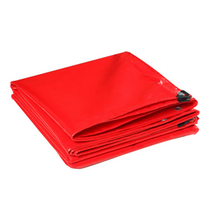 Factory Hot Selling Waterproof Fireproof PVC Tarpaulin for Trucks And Tents Warp Knitting Fabric
