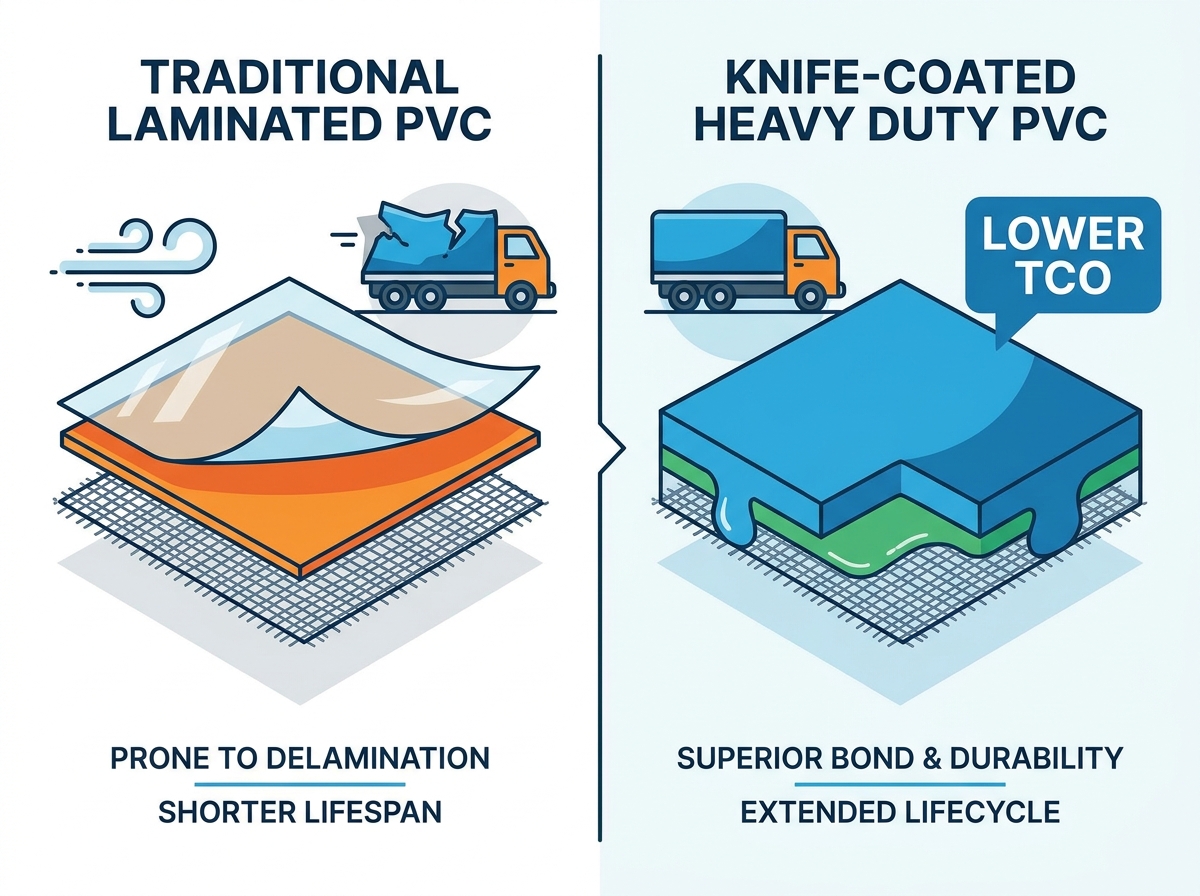 Heavy Duty PVC Tarpaulin Manufacturing Process